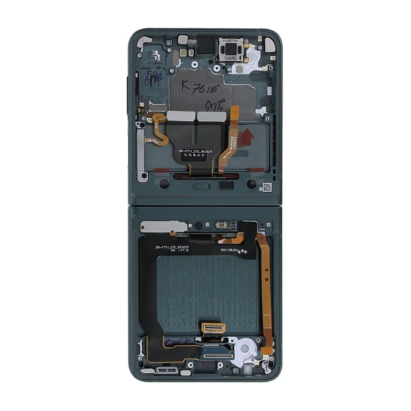 Samsung Galaxy Z Flip 3 5G 2021 (F711) Skärm med LCD Display Ori Green