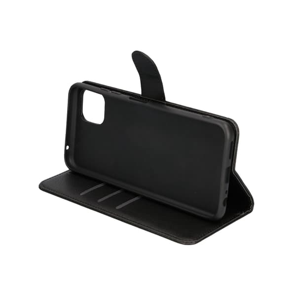 Samsung Galaxy A22 5G Plånboksfodral med Stativ - Svart Black