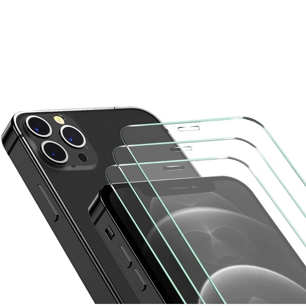 Skärmskydd iPhone 12/12 Pro - Härdat Glas 0.2mm (miljö)