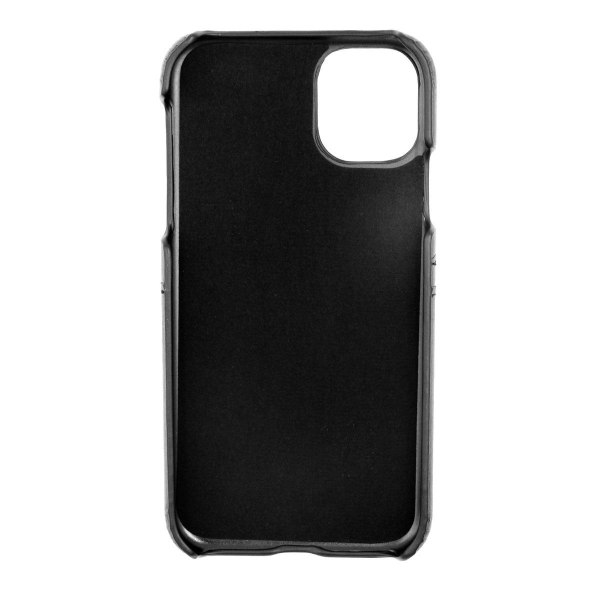 iPhone 11 PU-nahkainen korttitaskukotelo, musta Black