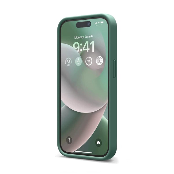iPhone 14 Pro Max Silikonskal - Grön Green