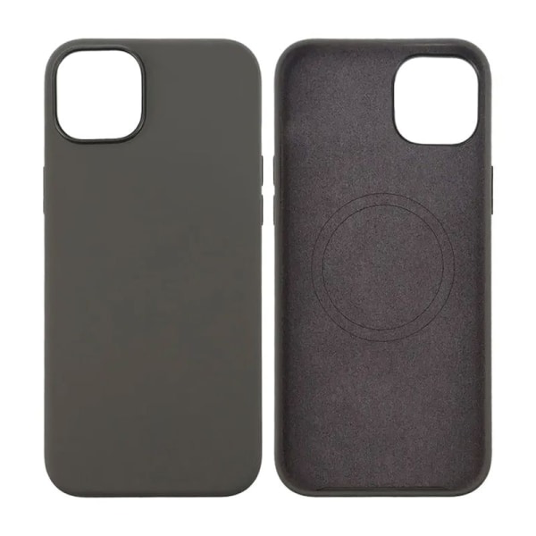 iPhone 15 Plus Silikonskal Rvelon MagSafe - Grå grå