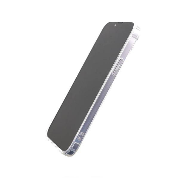 iPhone 14 Plus Stöttåligt Skal med Korthållare - Transparent Transparent