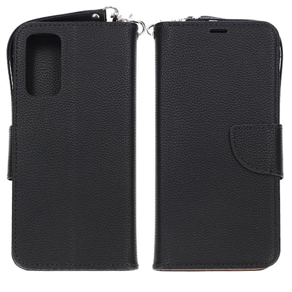 Samsung Galaxy S20 FE Plånboksfodral med Stativ - Svart Black