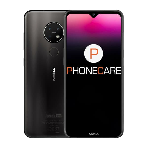 Begagnad Nokia 7.2 128GB Charcoal - Bra skick harmaa