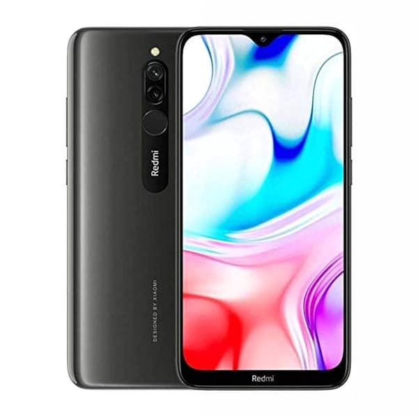 Begagnad Xiaomi Redmi 8 32GB Midnight Grey - Bra skick harmaa