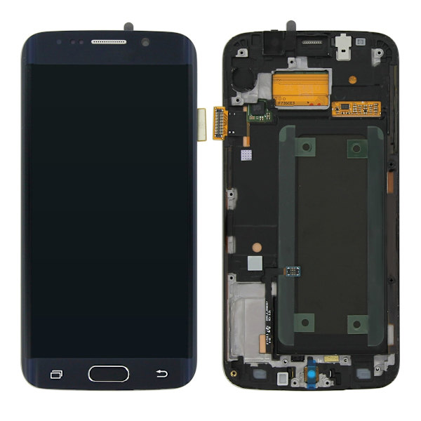 Samsung Galaxy S6 Edge (SM-G925F) Displaymodul LCD / Skärm Svart Original