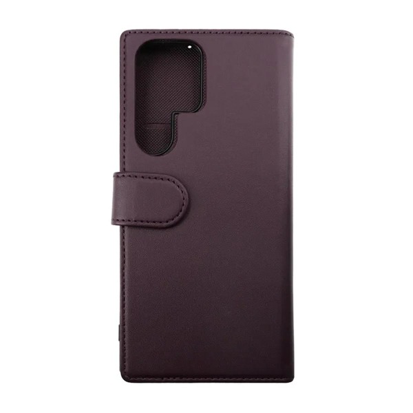 Samsung Galaxy S23 Ultra Plånboksfodral Magnet Rvelon - Lila Bordeaux