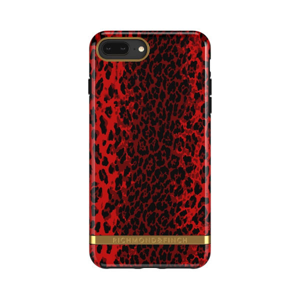 Richmond & Finch Skal Röd Leopard - iPhone 6/7/8 Plus Röd