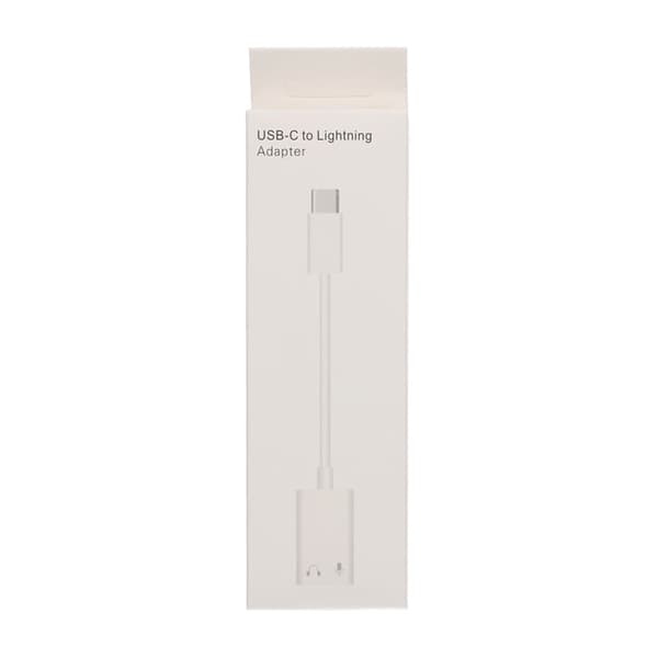 USB C Till lightning Hörlursadapter