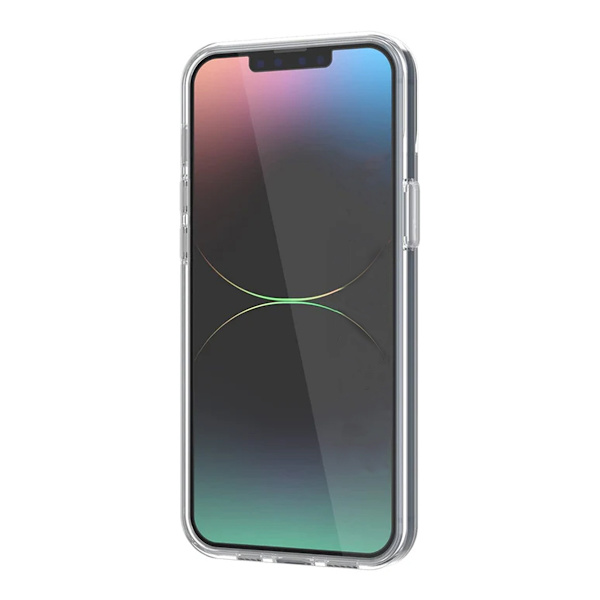 iPhone 15 Mobilskal med Korthållare TPU - Transparent Transparent