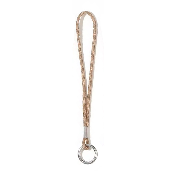 Mobilband Halsband Unverisal - Gul glitter Gul