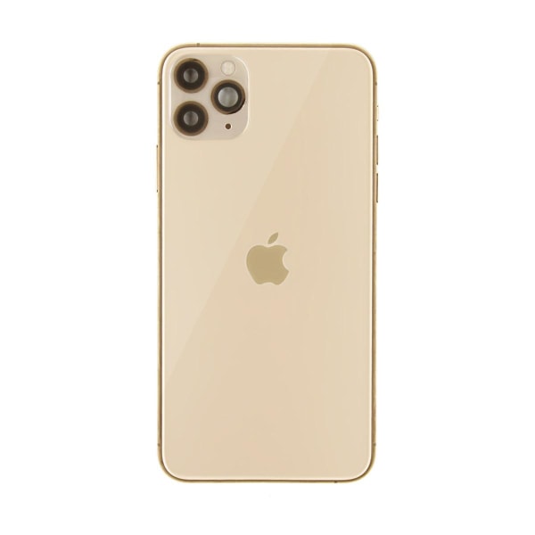 iPhone 11 Pro Max Baksida med Komplett Ram - Guld Gold