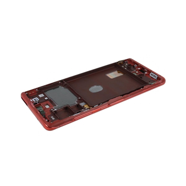 Samsung Galaxy S20 FE 5G Skärm med LCD Display Original - Röd Wine red