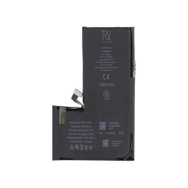 iPhone 14 Pro Batteri Rvelon Premium 3200mAh