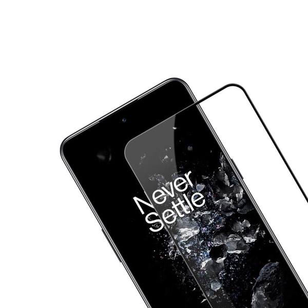 Skärmskydd OnePlus 10T - 3D Härdat Glas - Svart (miljö) Svart