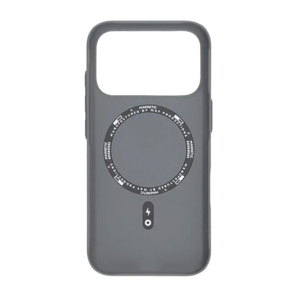 Aaltopahvikuori Magsafella iPhone 17 Pro Maxille - Harmaa harmaa