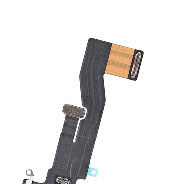 iPhone 12/12 Pro Laddkontakt Flexkabel - Svart Black