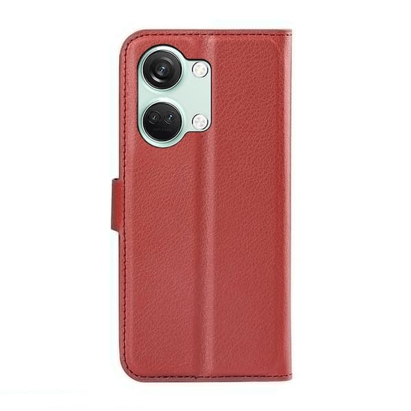 OnePlus Nord 3 5G Plånboksfodral med Stativ - Brun Brown