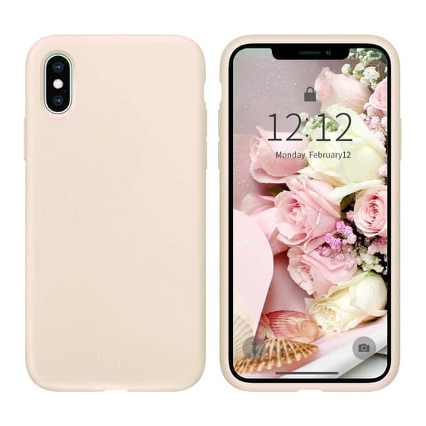 iPhone X/XS Silikonskal Rvelon - Beige Beige