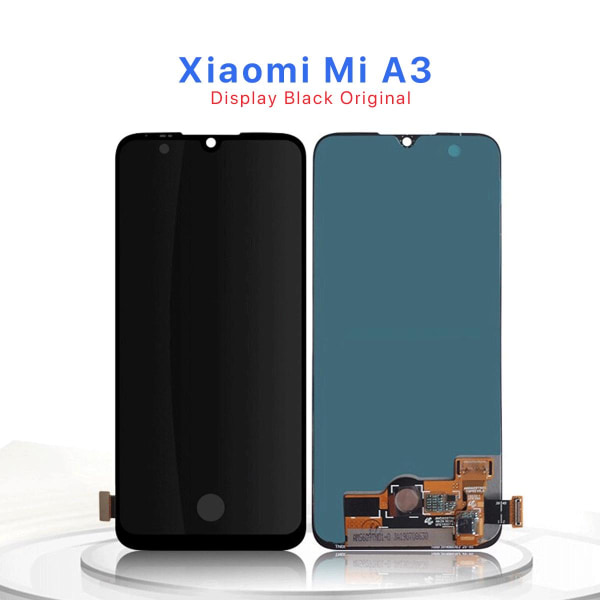 Xiaomi Mi A3 Skärm/Display Svart Black