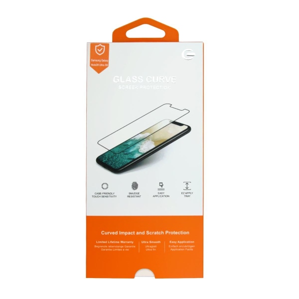 Skärmskydd iPhone 11/XR - 3D Härdat Glas Svart Transparent