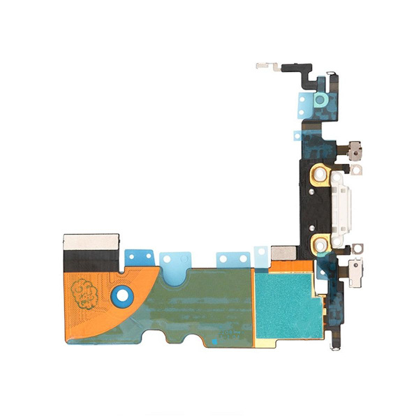 iPhone SE 2022 Laddkontakt med Flexkabel - Vit Vit