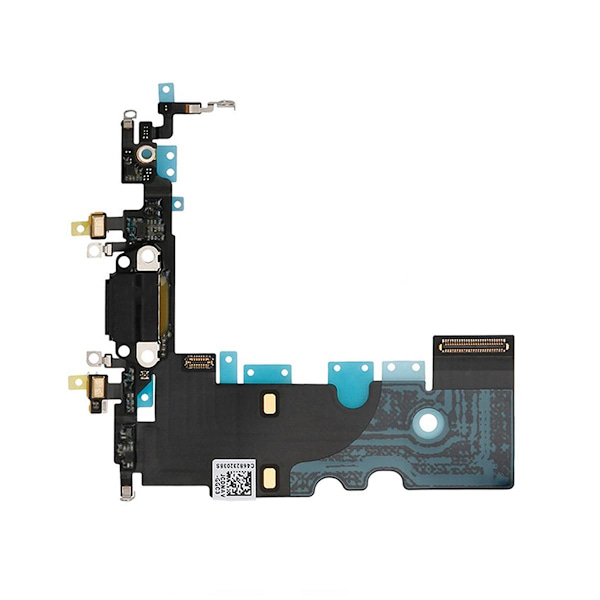 iPhone SE 2022 Laddkontakt med Flexkabel - Svart Svart