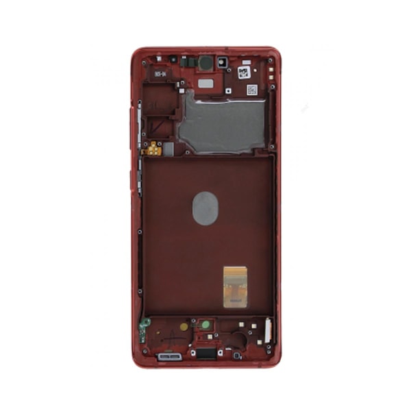Samsung Galaxy S20 FE 5G Skärm med LCD Display Original - Röd Wine red