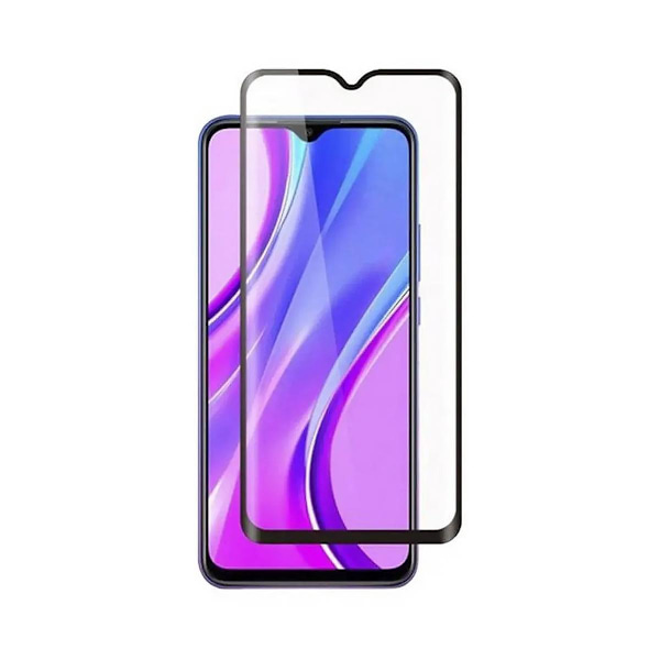 Skärmskydd Motorola Moto E20 - 3D Härdat Glas - Svart (miljö) Svart