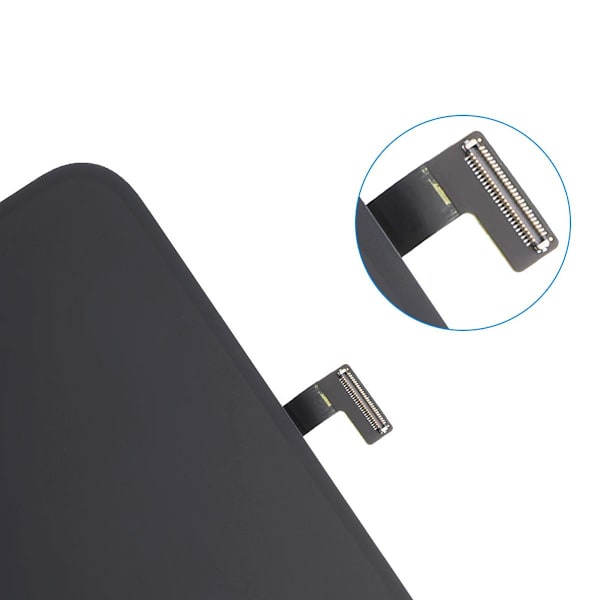 iPhone 12 Mini Skärm med LCD In-Cell RJ med IC Ersättning Svart