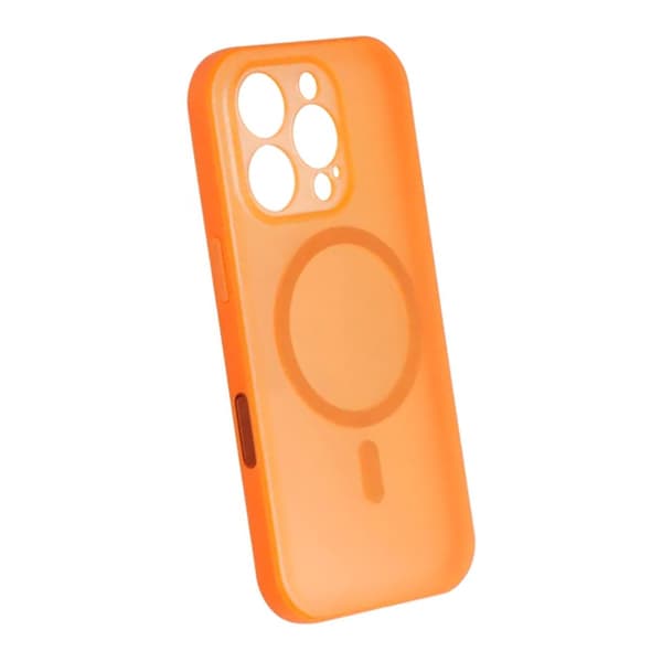 Slimmat MagSafe-skal med kameraskydd för iPhone 16 Pro Max - Orange