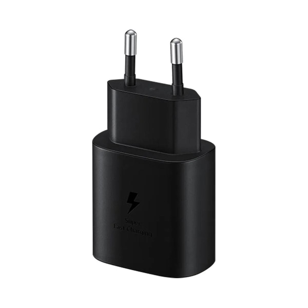 Samsung Laddare med Snabbladdning USB-C 25W Adapter - Svart Black