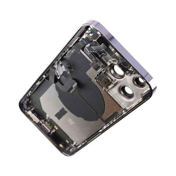 iPhone 14 Pro Max Baksida med Komplett Ram - Lila Purple