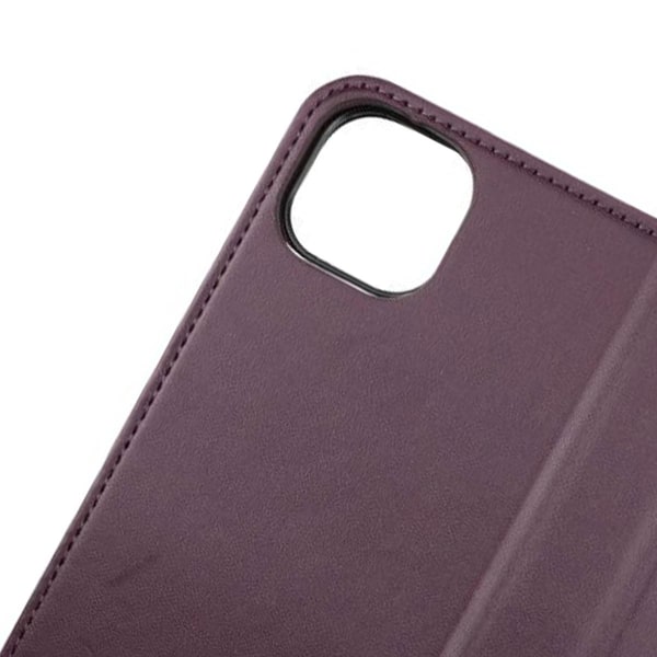 iPhone 13 Pro Plånboksfodral Magnet Rvelon - Mörklila Bordeaux