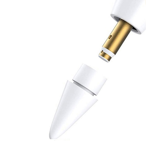 Apple Pencil 1/2 toppar 5 vita  - Uppgraderade Vit