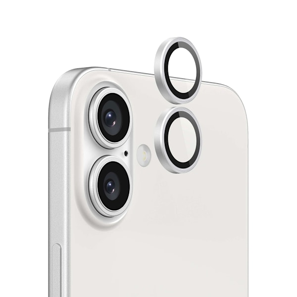 iPhone 16 /16 Plus Lins Kameraskydd - Silver Silver