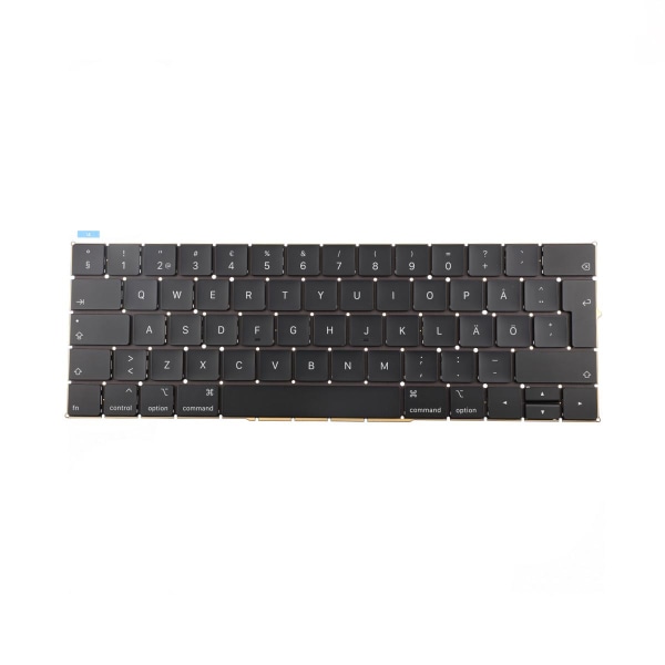 Tangentbord (Svenska) MacBook Pro 13"/15" Retina (Mid 2018) Black