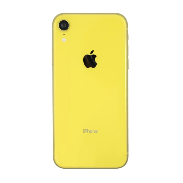 iPhone XR Baksida med Komplett Ram - Gul Yellow