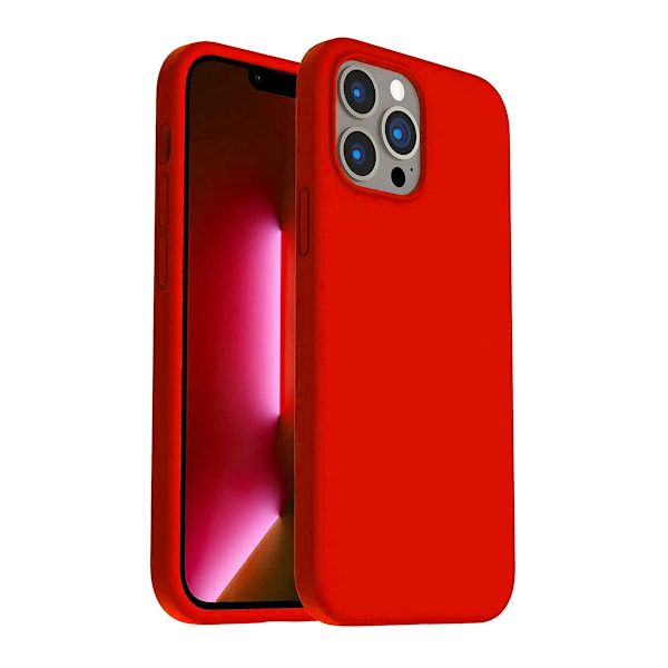 iPhone 13 Pro Skal - Silikon Röd Rvelon Red