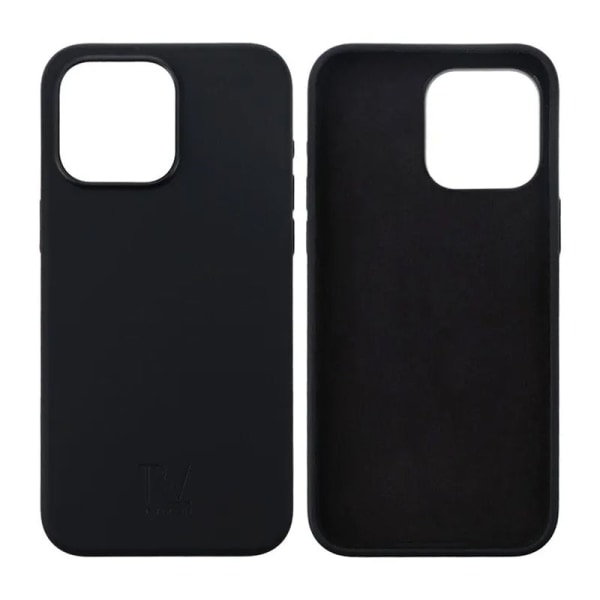 iPhone 15 Pro Max Mobilskal Silikon Rvelon - Svart Svart