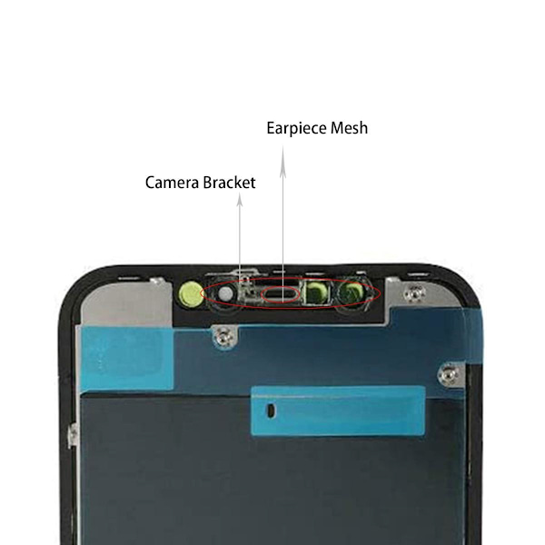 iPhone XR LCD Skärm (C3F Modell) Svart