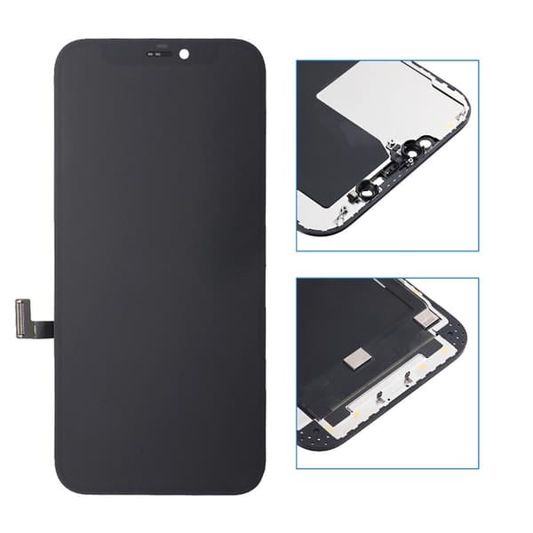 iPhone 12 Pro Max Skärm med LCD In-Cell RJ med IC Ersättning Black