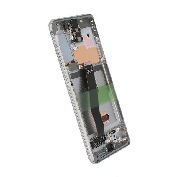 Samsung Galaxy S20 5G (SM-G980F) Skärm med LCD Display Original - Vit Vit