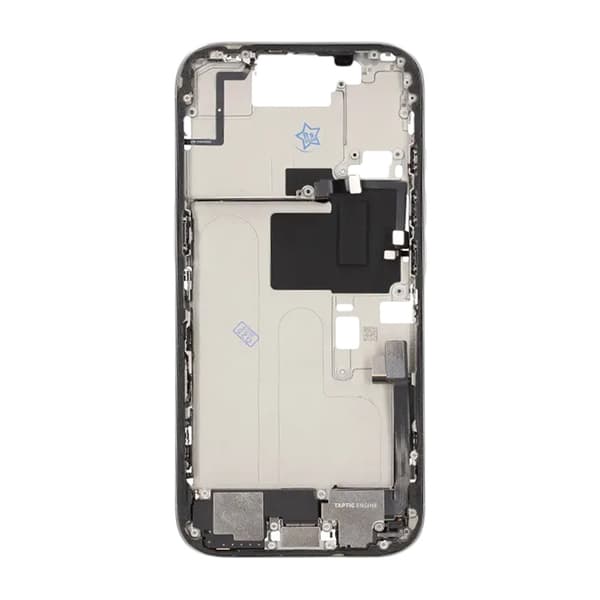 Mittenram med smådelar för iPhone 16 Pro - Vitt Titan OEM Vit