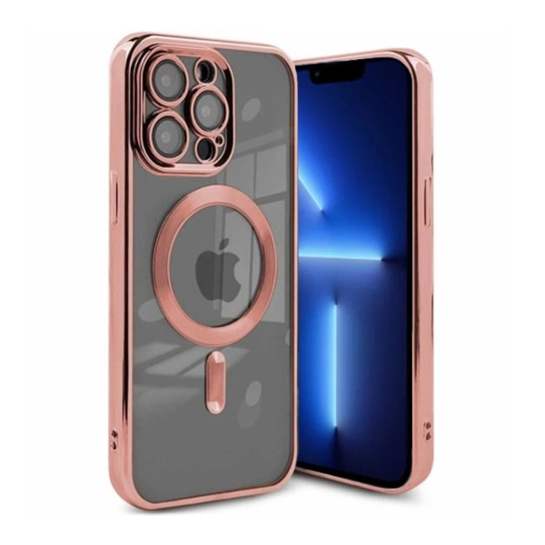 Luxury Mobilskal med Magsafe iPhone 13 Pro Max - Rosa Pink