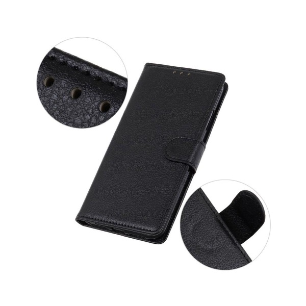 iPhone 13 Mini Plånboksfodral med Stativ - Svart Black