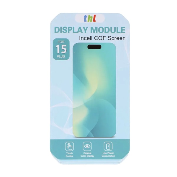 iPhone 15 Plus Skärm med LCD Display In-Cell COF Svart