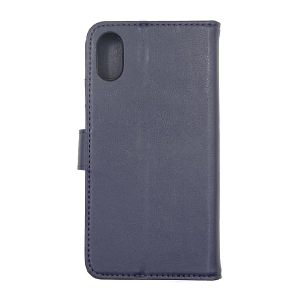 iPhone X/XS Plånboksfodral Magnet Läder med Stativ - Blå Blå