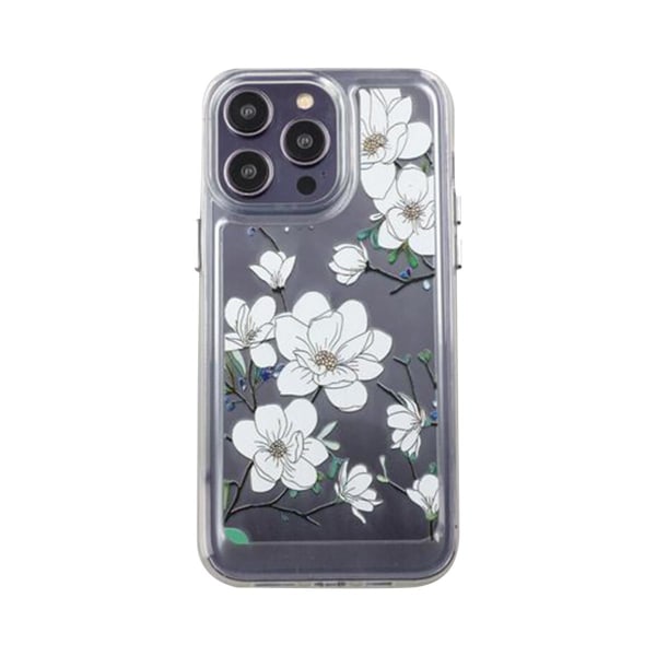 iPhone 14 Pro Max Mobilskal med motiv - Kvistar och Blommor Transparent